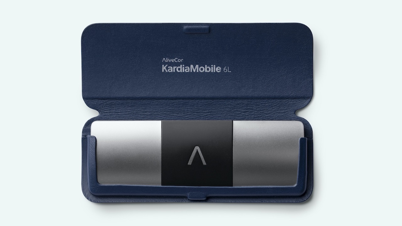 AliveCor KardiaMobile ECG portatile | Approvato dalla FDA | ECG Wireless  per Smartphone | Individua Fibrillazione Atriale, Bradicardia e Tachicardia